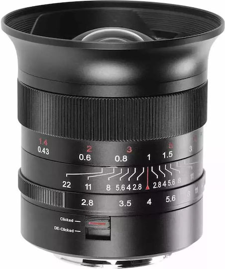 7artisans Full Frame Φωτογραφικός Φακός 14mm f/2.8 Σταθερός για Sony E Mount Μαύρος