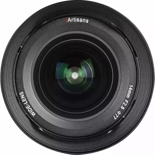 7artisans Full Frame Φωτογραφικός Φακός 14mm f/2.8 Σταθερός για Sony E Mount Μαύρος