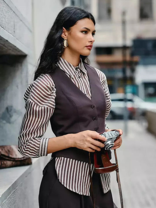 Brown Vestă de damă