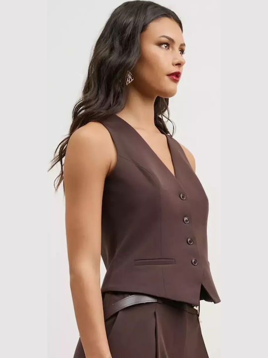 Brown Vestă de damă