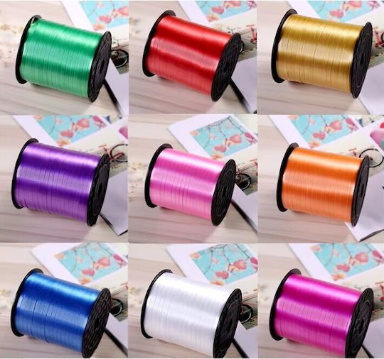 Balloon Ribbon Flippy 200 Meter Roll White Raffia