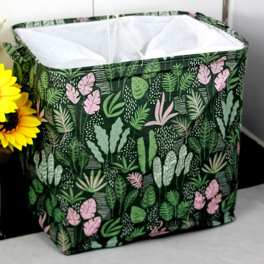 Storage Basket Fabric Blue 50x50x40cm 1pcs