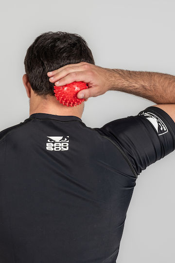 Rage Ball Massage 9cm in Rot Farbe