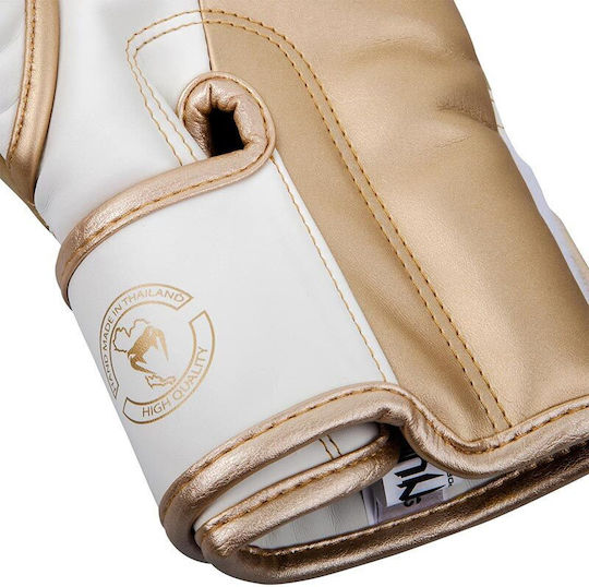 Venum Elite Boxhandschuhe aus Synthetikleder für Kampf Weiß