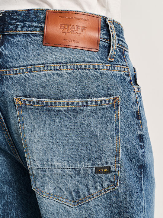 Martin Men's Jeans Pants with Relaxed Baggy Fit Blue