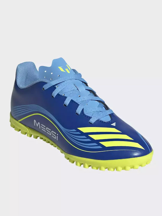 F50 Messi Club Kids Turf Soccer Shoes Blue