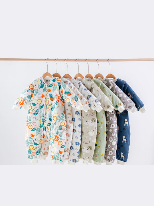 abo Winter Sleeping Bag with Feet Classic 2.5 Tog Classic Flowers & Watermelon with Detachable Sleeves