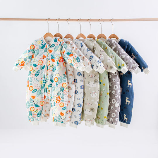 abo Χειμερινός Υπνόσακος με Πόδια Classic 2.5 tog Classic Flowers & Watermelon με Αποσπώμενα Μανίκια