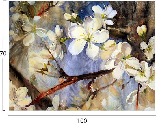 HomeMarkt Gobi Gemälde auf Leinwand 100x70cm