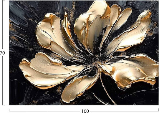HomeMarkt Gobi Gemälde auf Leinwand 100x70cm