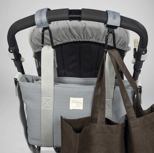 Walking Mum Γάντζος Καροτσιού Εκρού Eco Mum Cloud