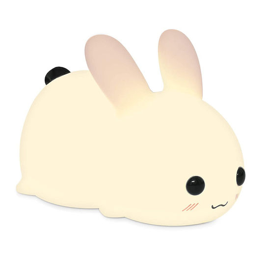 Navaris Lumini LED Lampă decorativă pentru copii Rabbit Alb 14.7x9.8x9εκ.