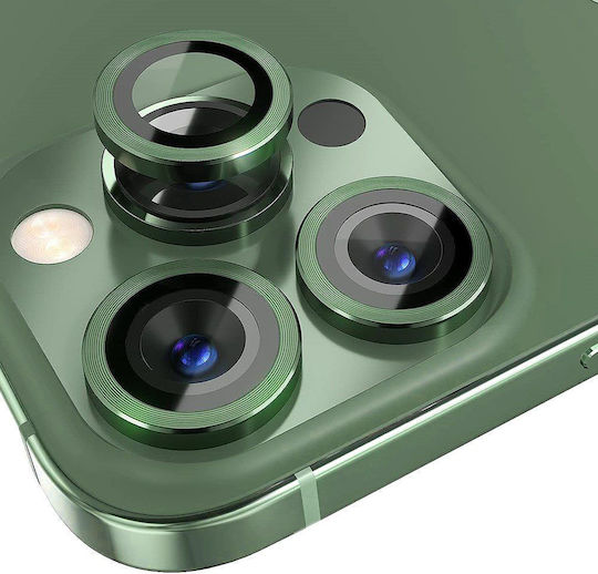Schutz Kameraschutz Gehärtetes Glas Green für das iPhone 13 Pro, iPhone 13 Pro Max