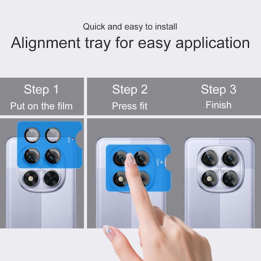 Back Glass Camera Protection Tempered Glass Transparent for the Redmi Note 14 Pro 5G, POCO X7 5G