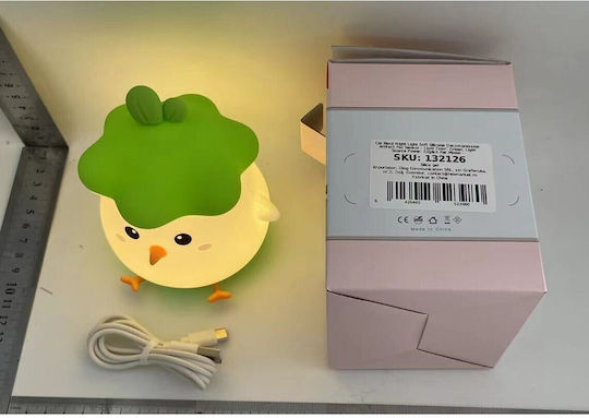 Lămpă De Veghe Led Usb Verde Cald Cu Senzor