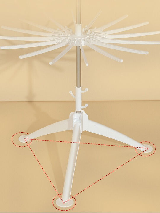 Pliere Suport de uscat rufe pardoseală din oțel inoxidabil 178.7x75cm
