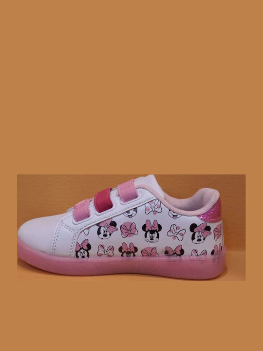 Adidași Copii Cu Închidere Hoop & Loop Albă