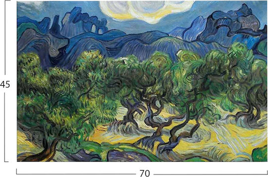 HomeMarkt Gobi Painting Copy of Van Gogh on Canvas 70x45cm