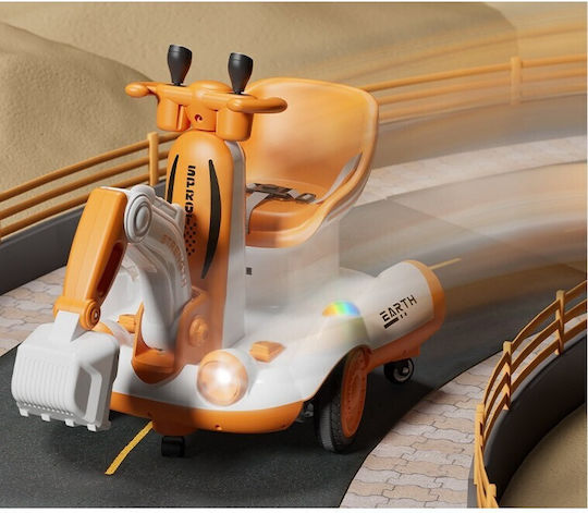 Excavator pentru copii electric 6 volți Galben