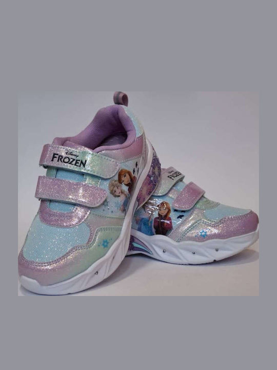 Παιδικά Sneakers με Σκρατς & Φωτάκια Πολύχρωμα