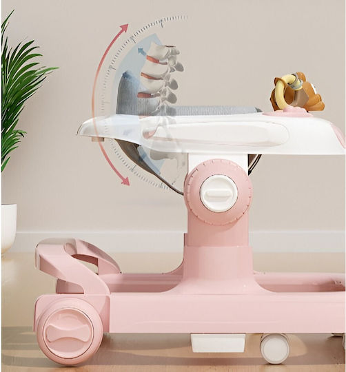 Baby Walker with Music Pink