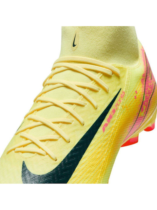 Nike Mercurial Superfly 10 Academy Kylian Mbappé Pantofi de Fotbal cu crampoane Lt Laser Orange / Armory Navy