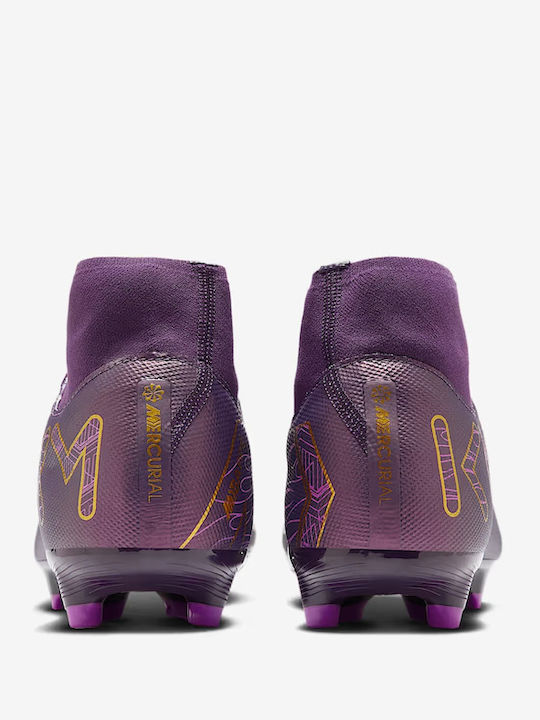 Nike Mercurial Superfly 10 Academy Football Shoes with Cleats Purple