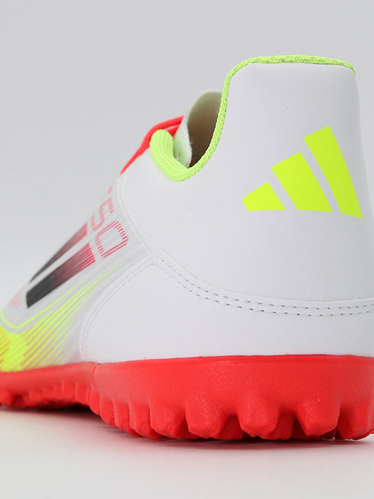 adidas F50 Club Футболни Обувки с Гумена Подметка Бял