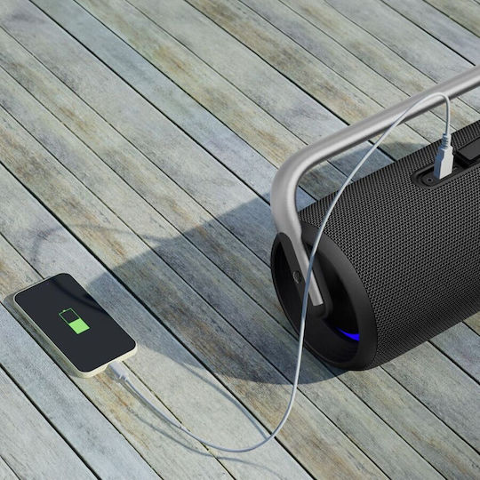 Manta NYX Ηχείο Bluetooth 80W με Ραδιόφωνο Μαύρο