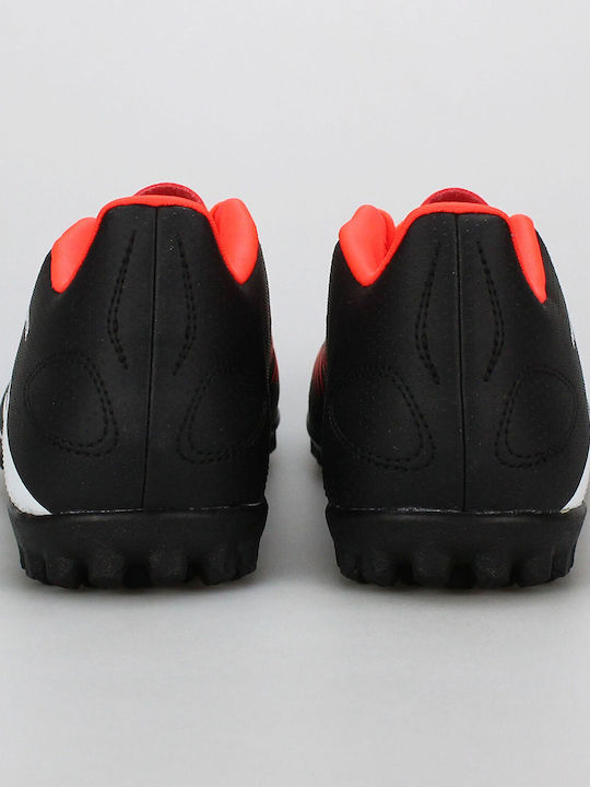 adidas Predator Club Football Shoes with Molded Cleats Core Black / Cloud White / Solar Red