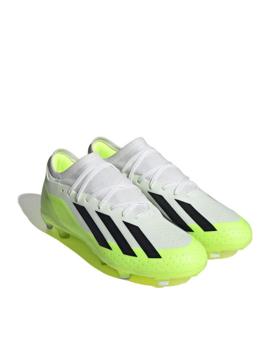 adidas X Crazyfast.3 Ποδοσφαιρικά Παπούτσια με Τάπες FG Λευκά