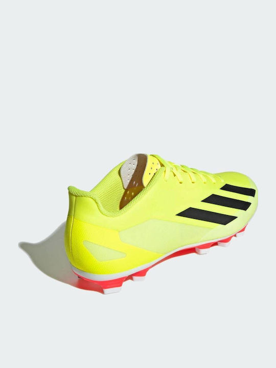 adidas X Crazyfast Club Football Shoes with Cleats Yellow