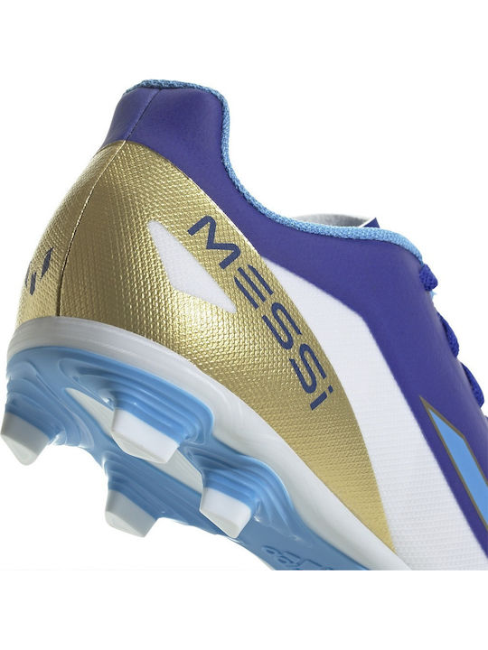 adidas X Crazyfast Club Messi Football Shoes with Cleats Lucid Blue / Blue Burst / Cloud White