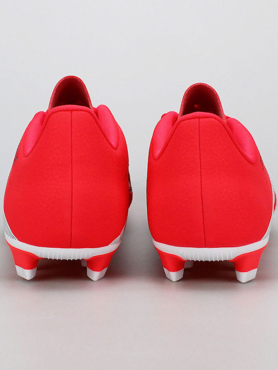 adidas Predator Club Football Shoes with Cleats Red