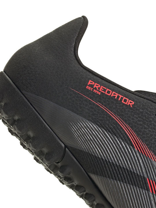 adidas Predator Club Football Shoes with Molded Cleats Black