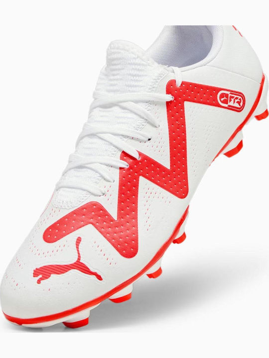 PUMA Future Play Football Shoes with Cleats White