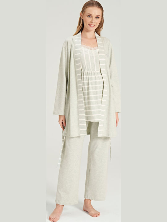 Feyza Robe de maternitate Bay Leaf Mint