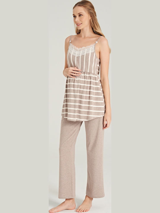 Feyza Robe Schwangerschaft Brown