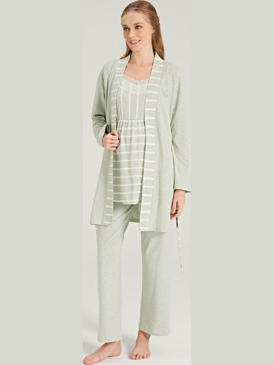 Feyza Robe de maternitate Bay Leaf Mint