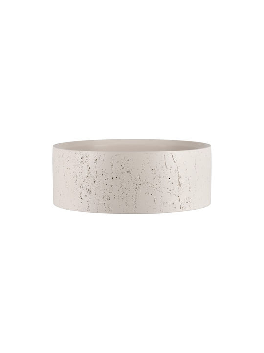 Naron Nr-b001 Countertop Sink Stone 39.5x12cm Beige