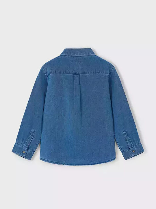 Kids Shirt Long Sleeve Denim Jean