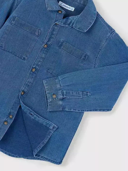 Kids Shirt Long Sleeve Denim Jean