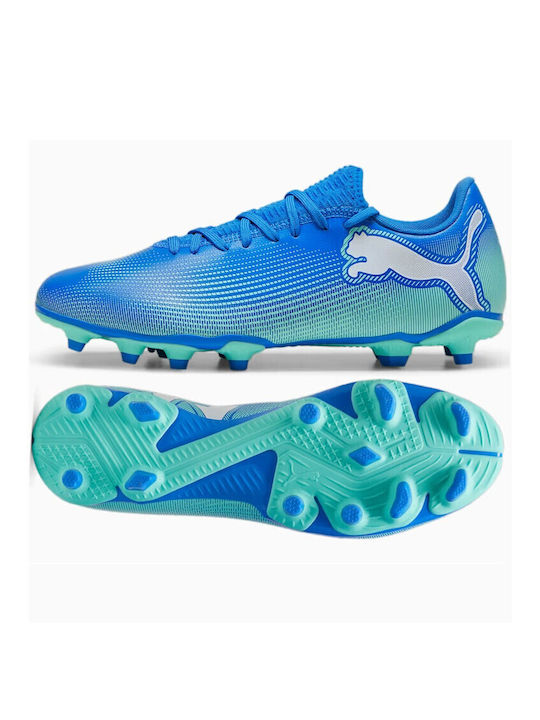 PUMA Future 7 Play Football Shoes with Cleats Blue