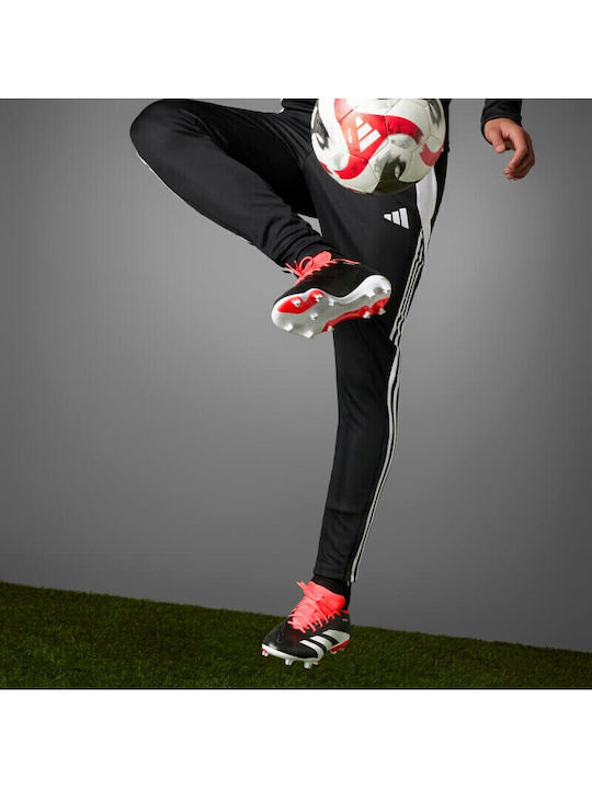 adidas Predator League Ποδοσφαιρικά Παπούτσια με Τάπες FG Core Black / Cloud White / Solar Red
