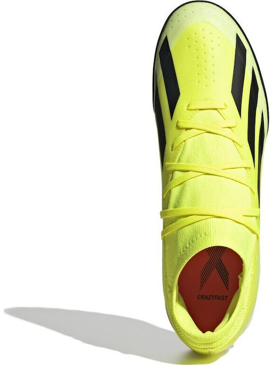 adidas X Crazyfast League Football Shoes with Molded Cleats Team Solar Yellow 2 / Core Black / Cloud White