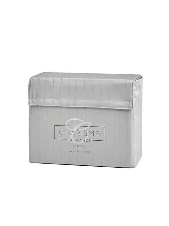 Σετ Παπλωματοθήκη Charisma Elegance 170x250 Grey