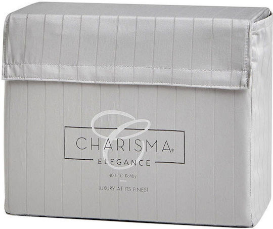 Charisma Elegance Duvet Cover Set 170x250 Gray