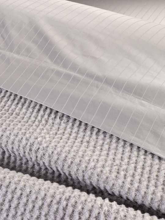 Σετ Παπλωματοθήκη Charisma Elegance 230x250 Grey