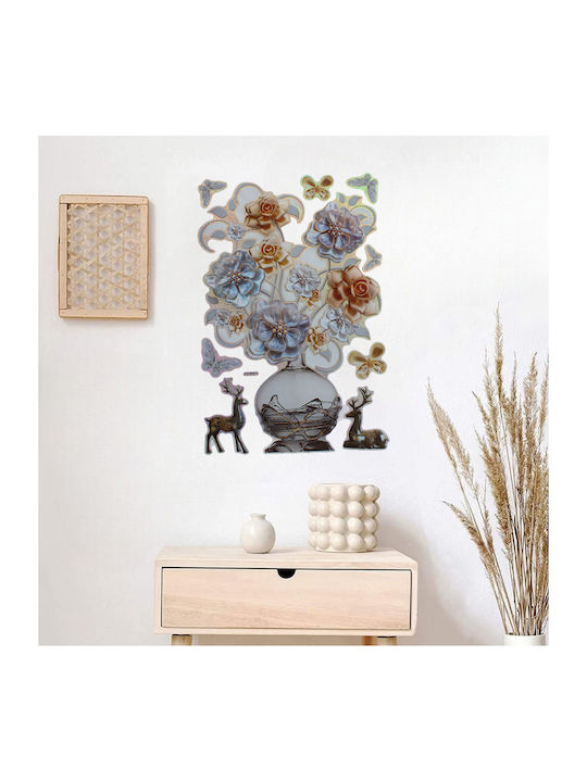 Wall Decorative Stickers 8d Vase Flowers Home Decor 2dis15
