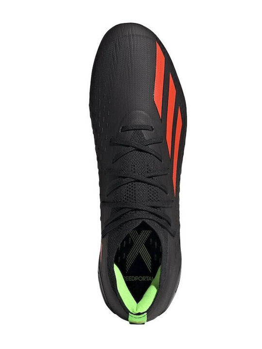 adidas X Speedportal 1 Football Shoes with Cleats Core Black / Solar Red / Solar Green